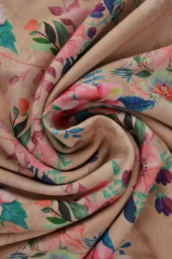 Jogging - Tropical Pink Flowers on Beige
