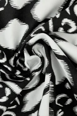 Katoen - Animal Spots and Stripes Black and White