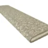 Katoen - Beige Flower Branches on Taupe