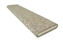 Katoen - Beige Flower Branches on Taupe