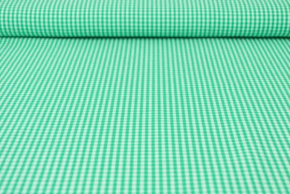 Katoen - Boerenruit Klein 2.5mm - Grasgroen