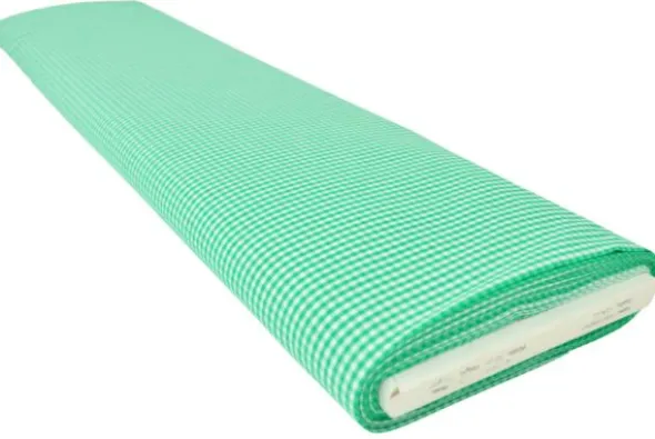 Katoen - Boerenruit Klein 2.5mm - Grasgroen