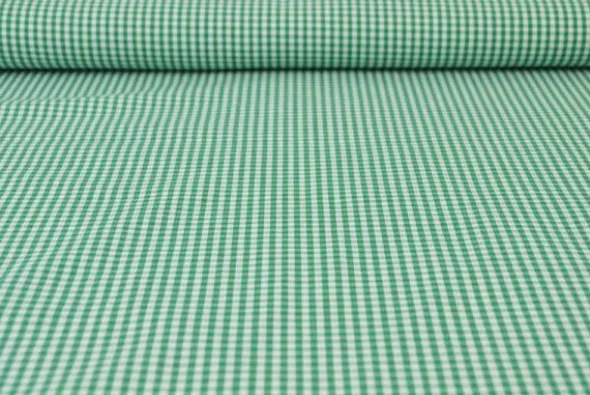 Katoen - Boerenruit Klein 2.5mm - Groen