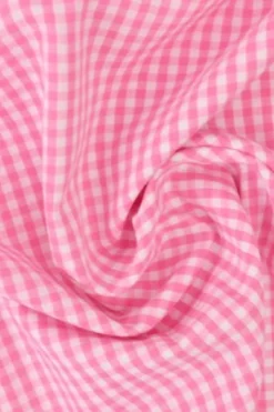 Katoen - Boerenruit Klein 2.5mm - Roze