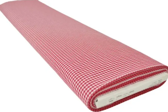 Katoen - Boerenruit Klein 2.5mm - Rood