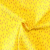 Katoen Canvas - Tiny Pink Flamingos on Yellow