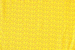 Katoen Canvas - Tiny Pink Flamingos on Yellow