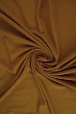 Katoenen Tricot Donker Oker - 44