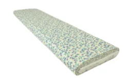 Katoen - Petite Lavender Flowers on Soft Yellow
