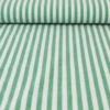 Katoen - Strepen Groot 6.5mm - Groen