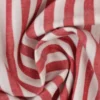 Katoen - Strepen Groot 6.5mm - Rood