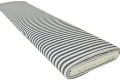 Katoen - Strepen Groot 6.5mm - Zwart 13