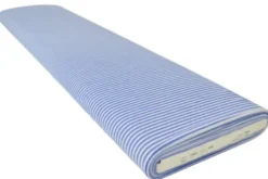 Katoen - Strepen Klein 2.5mm - Blauw