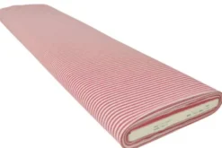 Katoen - Strepen Klein 2.5mm - Rood