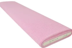 Katoen - Strepen Klein 2.5mm - Roze