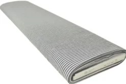 Katoen - Strepen Klein 2.5mm - Zwart