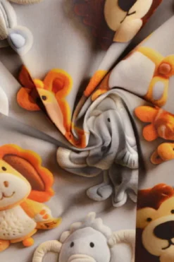 Katoen - Stuffed Animals of the Wild on Grey