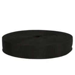 Keperband Nylon Grof 40 mm - Zwart