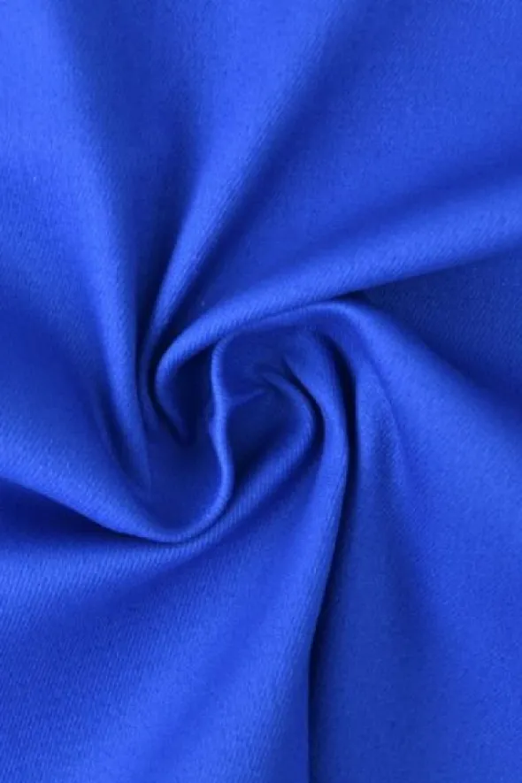 Keperkatoen Stretch-15 - Blauw