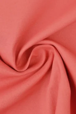 Keperkatoen Stretch- Vintage Koraal Roze - 37