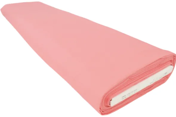 Keperkatoen Stretch-19 - Zalm Roze