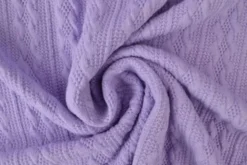 Knitted Cable Jersey - Lavender - 21