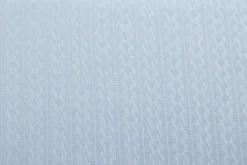 Knitted Cable Jersey - Misty Blue