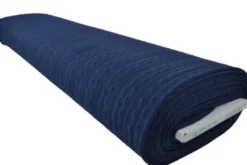 Knitted Cable Jersey - Navy