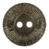 Knoop - geribbelde rand Dark Silver - 30mm