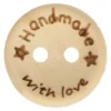 Knoop Hout 20mm - Handmade With Love