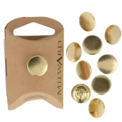 Knoop Milward - Blazer Metaal Goud 10 stuks - 15mm