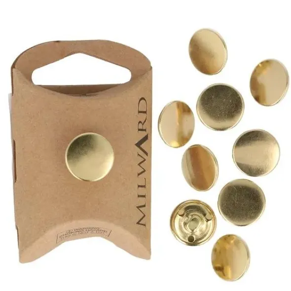 Knoop Milward - Blazer Metaal Goud 10 stuks - 15mm