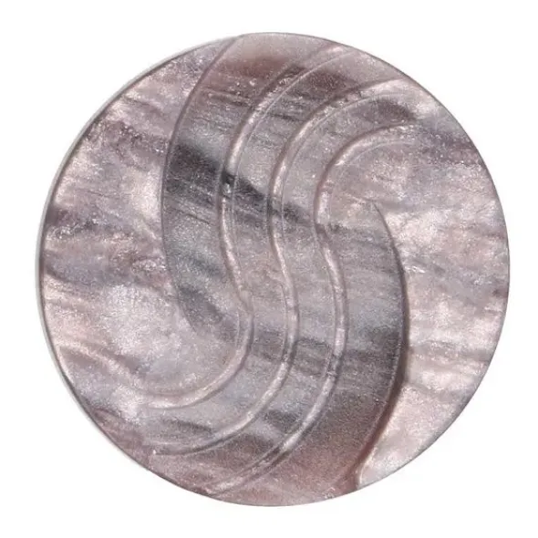 Knoop Milward - dot wave lavendel 27mm - 4 stuks
