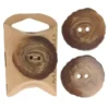 Knoop Milward - 2-gaats gemarmerd ringen 2 stuks - 35mm