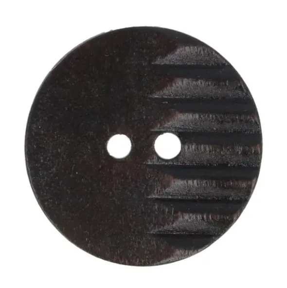 Knoop Milward - 2-gaats hout half gegroefd 4 stuks - 25mm