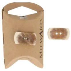 Knoop Milward - 2-gaats Houtlook Ovaal 2 stuks - 22mm
