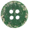 Knoop Milward - 4-gaats kokos donkergroen 8 stuks - 15mm