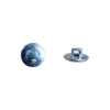 Knoop Sparkle Silver/White - 13mm