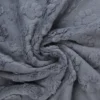 Knuffelfleece - Paw Prints - Dark Grey