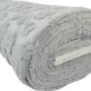 Knuffelfleece - Paw Prints - Light Grey