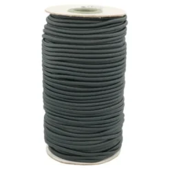 Koord elastiek 3mm -002 - Donker Grijs