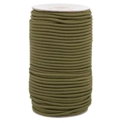 Koord elastiek 3mm -542- Legergroen