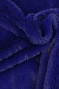 Kortharig Bont - Indigo Blauw