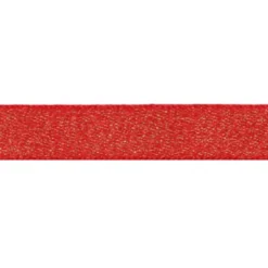 Kuny Sparkle Satijnlint 15mm - Santa Red