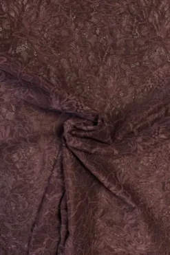 Lace - Big Lillies - Warm Brown