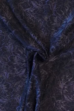 Lace - Dark Kobalt Peony Flowers