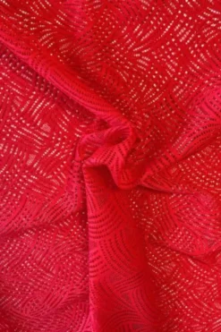 Lace - Red Striped Swipes
