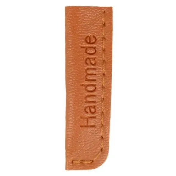 Leren koordeinden handmade - Klein bruin