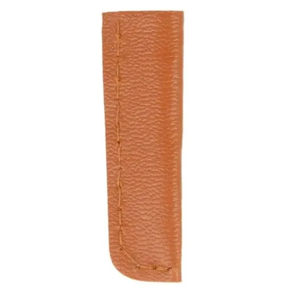 Leren koordeinden handmade - Klein bruin