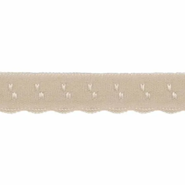 Lingerie Elastisch Vouwkant - Sand